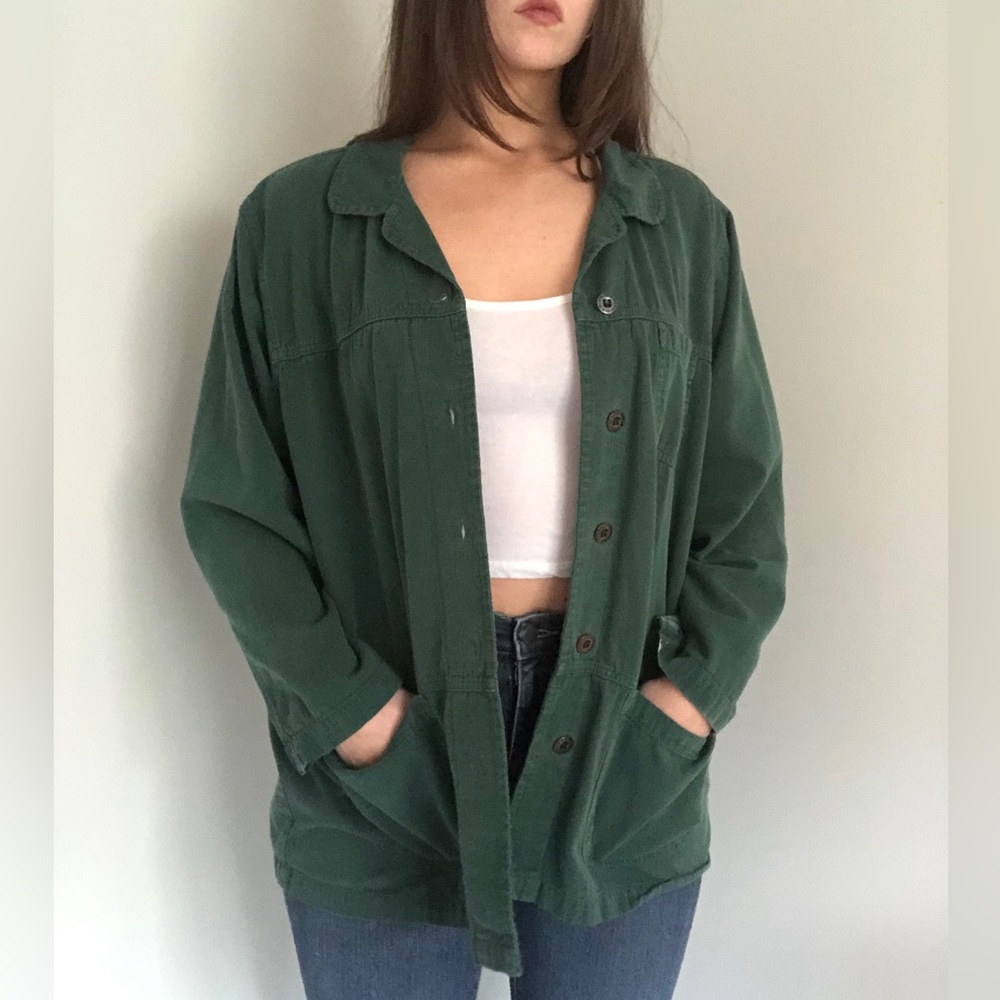 Vintage Green Shacket